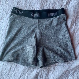 gray nike spandex